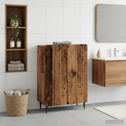 Шкаф за баня ZWOLLE Старо дърво 59,5 x 31 x 79,5 см