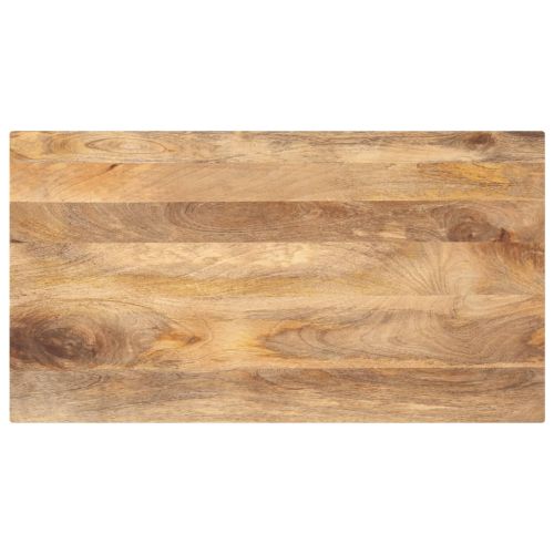 Плот за маса, 100x70x2,5 см, правоъгълен, манго масив