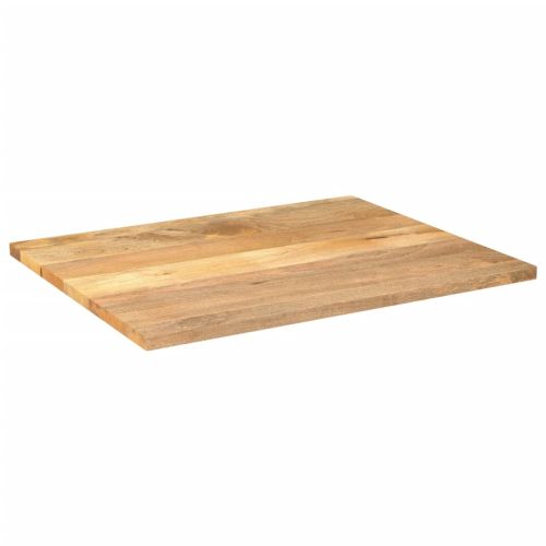Плот за маса 100x80x2,5 см, правоъгълен, масивна дървесина, цвят манго
