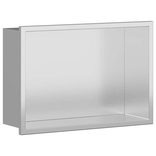 Нишата за душ Сребристо 30 x 20 x 9,5 см Неръждаема стомана