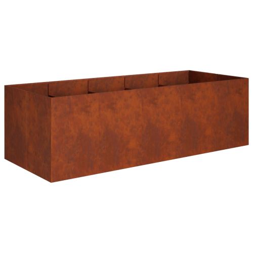 Градинска саксия Ръждясало 200 x 80 x 60 см Кортенова стомана