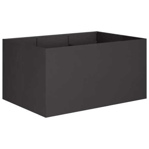 Градинска саксия Черно 120 x 80 x 60 см
