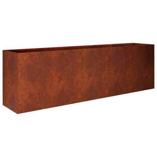 Градинска саксия Ръждясало 200 x 40 x 60 см Кортенова стомана