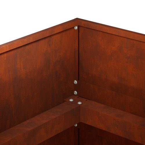 Градинска саксия Ръждясало 200 x 40 x 60 см Кортенова стомана