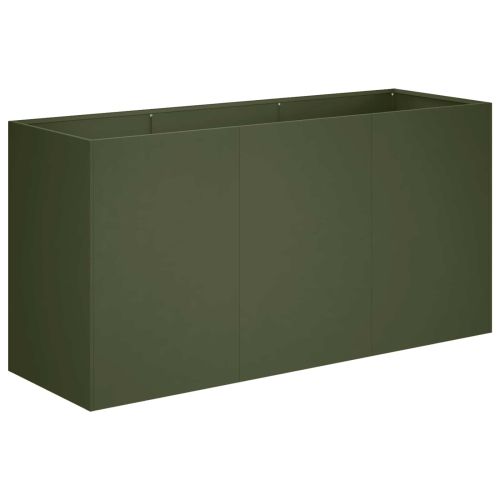 Градинска саксия Маслиненозелено 120 x 40 x 60 см