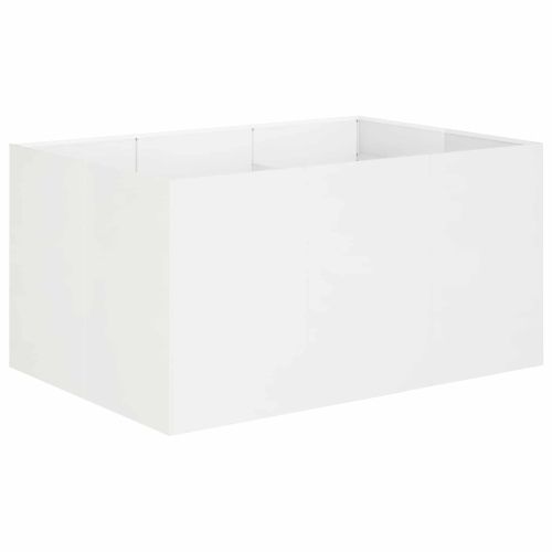 Градинска саксия Бяло 120 x 80 x 60 см