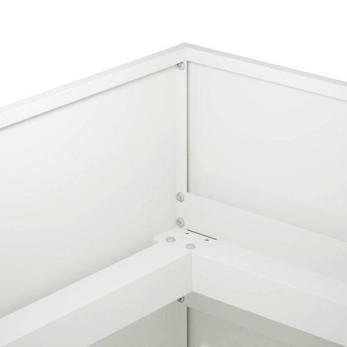 Градинска саксия Бяло 120 x 80 x 60 см