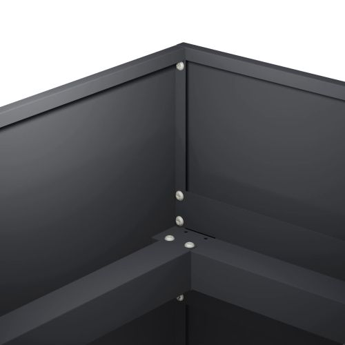 Градинска саксия Антрацит 200 x 80 x 60 см