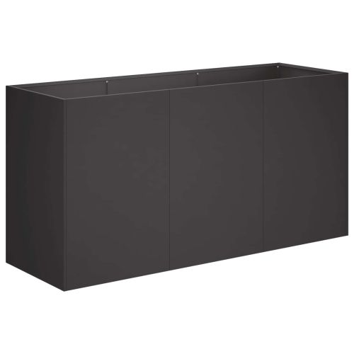 Градинска саксия Черно 120 x 40 x 60 см
