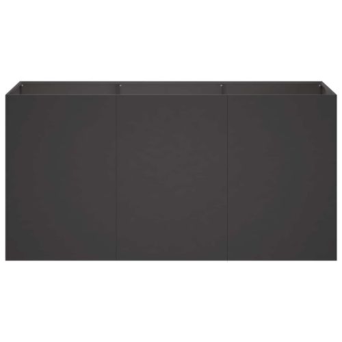 Градинска саксия Черно 120 x 40 x 60 см