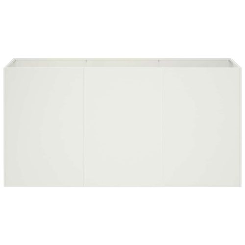 Градинска саксия Бяло 120 x 40 x 60 см