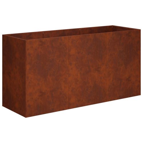 Градинска саксия Ръждясало 120 x 40 x 60 см Кортенова стомана
