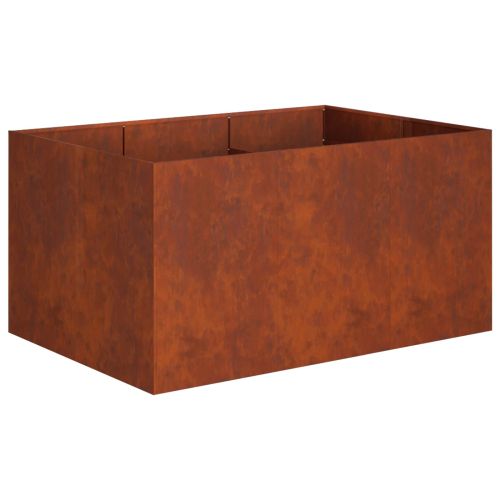 Градинска саксия Ръждясало 120 x 80 x 60 см Кортенова стомана
