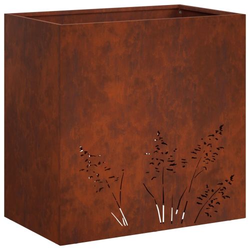 Градинска саксия Ръждясало 50 x 30 x 49 см Кортенова стомана