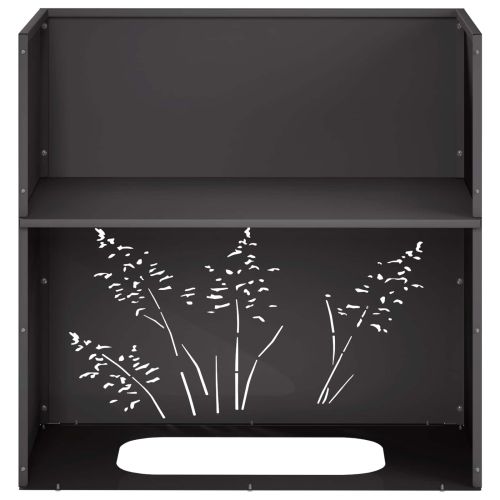 Градинска саксия Черно 50 x 30 x 49 см