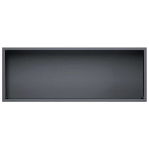 Градинска саксия 2 бр. Антрацит 80 x 30 x 49 см