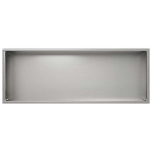 Градинска саксия Сребристо 80 x 20 x 49 см Неръждаема стомана