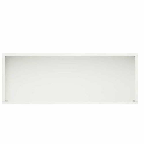 Градинска саксия 2 бр. Бяло 80 x 30 x 49 см