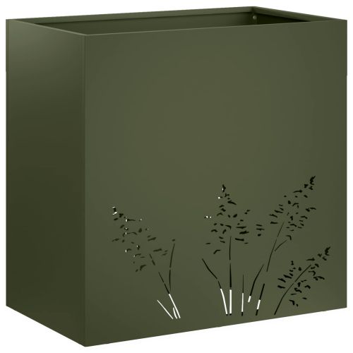 Градинска саксия Маслиненозелено 50 x 30 x 49 см