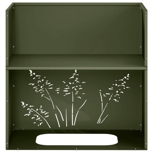 Градинска саксия Маслиненозелено 50 x 30 x 49 см