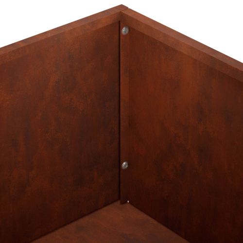 Градинска саксия Ръждясало 80 x 20 x 49 см Кортенова стомана