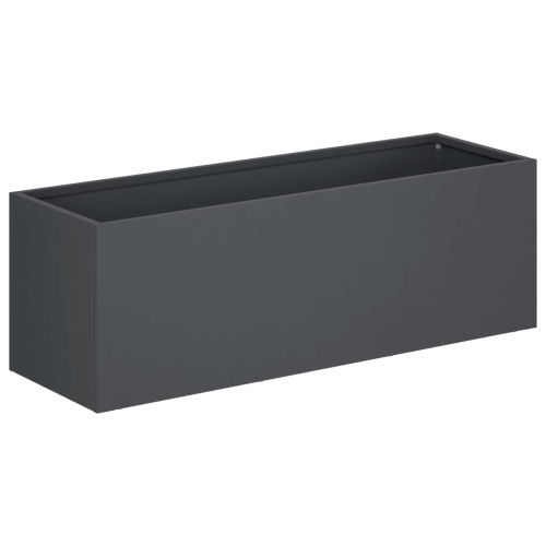 Градинска саксия 2 бр. Антрацит 60 x 20 x 20 см