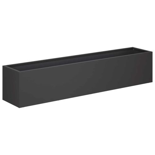 Градинска саксия Черно 80 x 20 x 20 см