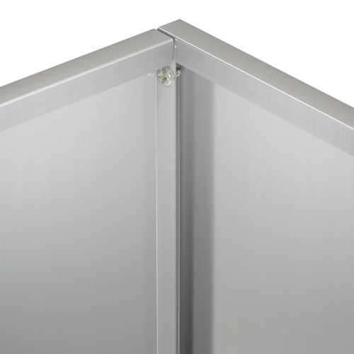 Градинска саксия 2 бр. Сребристо 40 x 30 x 30 см