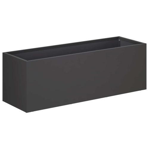 Градинска саксия 2 бр. Черно 40 x 20 x 20 см