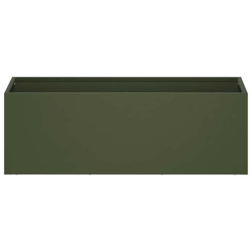 Градинска саксия Маслиненозелено 40 x 20 x 20 см