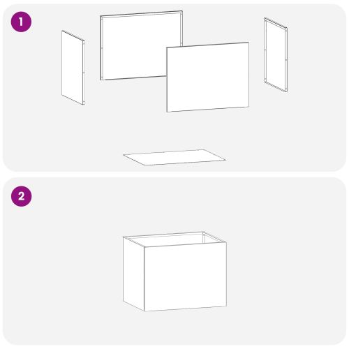 Градинска саксия Маслиненозелено 40 x 30 x 30 см