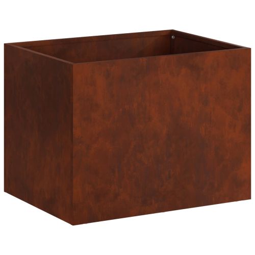 Градинска саксия Ръждясало 40 x 30 x 30 см Кортенова стомана