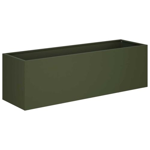 Градинска саксия Маслиненозелено 80 x 30 x 30 см