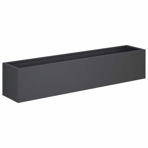 Градинска саксия 2 бр. Антрацит 80 x 20 x 20 см