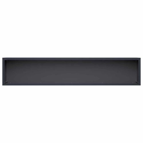 Градинска саксия 2 бр. Антрацит 80 x 20 x 20 см