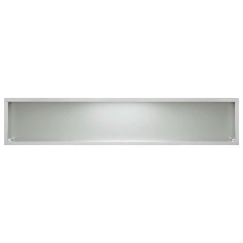 Градинска саксия 2 бр. Сребристо 100 x 20 x 20 см