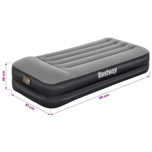 Надуваем матрак Bestway с вградена въздушна помпа, 191x97x46 см