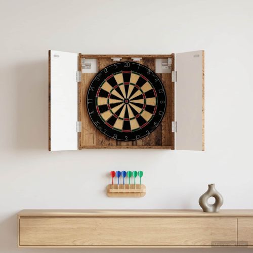 Кабинет за дартборд DELFT Старо дърво 52,5 x 10,5 x 53,5 см