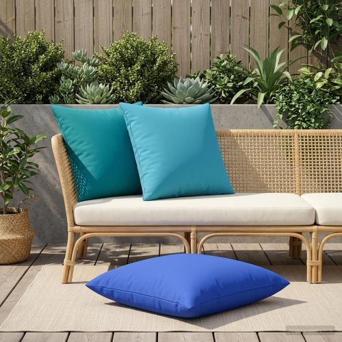 Калъфка за възглавница 6 pcs HEERLEN Тюркоаз 80 x 80 cm