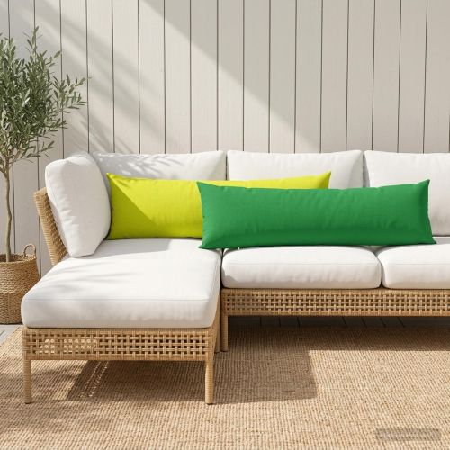 Калъфка за възглавница 2 pcs HEERLEN Яркозелено. 40 x 145 см