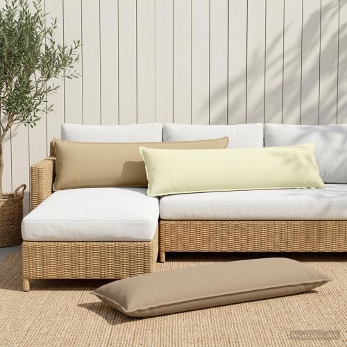 Калъфка за възглавница HOUTEN Бежово 40 x 145 см Полиестер