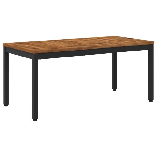 Масичка за кафе Естествено и черно 50 x 100,5 x 45 см