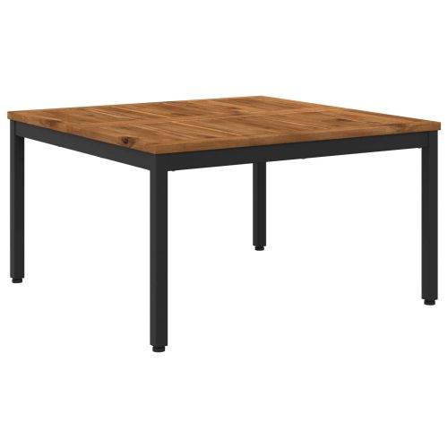 Масичка за кафе Естествено и черно 80 x 80,5 x 45 см