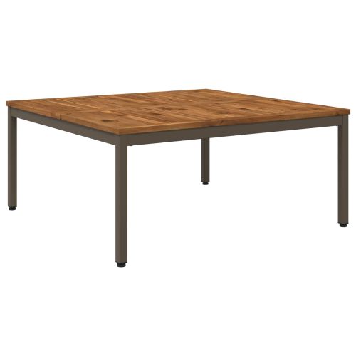 Масичка за кафе Естествено и кафяво 100 x 100,5 x 45 см