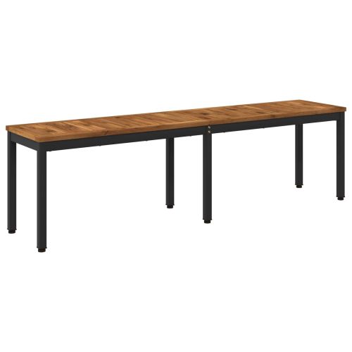 Градинска пейка 161 x 35 x 45 см Солидно акациево дърво