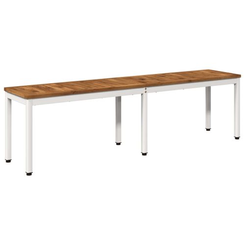 Градинска пейка 161 x 35 x 45 см Солидно акациево дърво