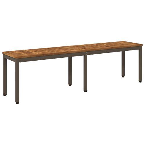 Градинска пейка 161 x 35 x 45 см Солидно акациево дърво