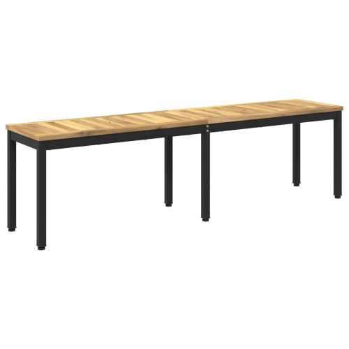 Градинска пейка 161 x 35 x 45 см Солидно акациево дърво