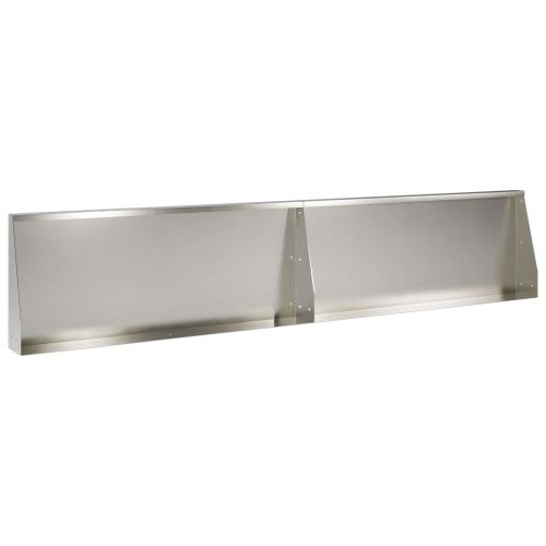 Задържащи стени 2 бр. 100 x 12 x 40 см Неръждаема стомана