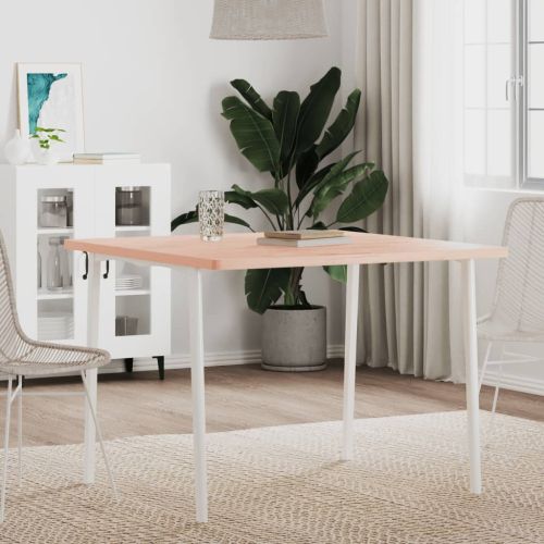 Плот за маса 90x90x2,5 см квадратен масивен бук